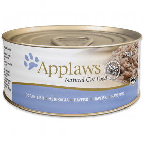 no pork APPLAWS Ocean Fish In Broth Tin 70g