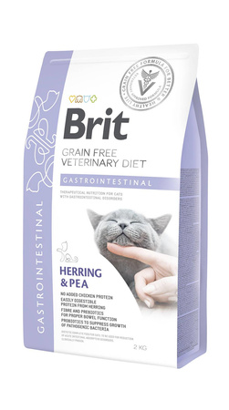 Brit Grain Free Veterinary Diet Cat Gastrointestinal Herring with Peas 2kg