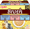 INABA Ciao Broth – complementary cat food with chicken, salmon, tuna and scallop flavour 2x(24x40g)