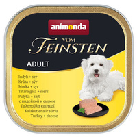 no pork Animonda Vom Feinsten Dog Adult turkey with cheese 150g