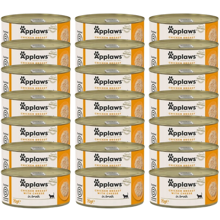 no pork APPLAWS Chicken Breast With Cheese In Broth 24x70g