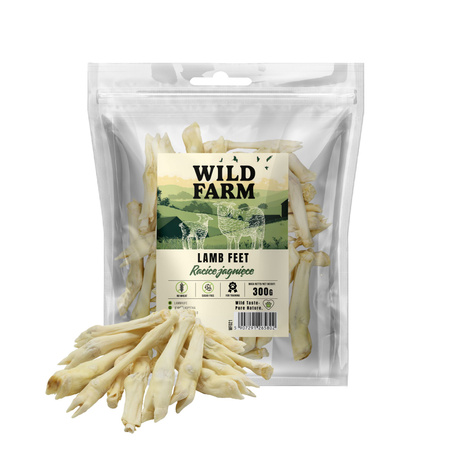 WILD FARM lamb hooves 2x300g dog treats