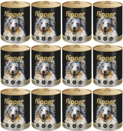 Dolina Noteci Flipper with beef and poultry 12x400g