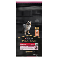 Purina Pro Plan Medium Puppy Sensitive Optiderma Salmon and Rice 12kg