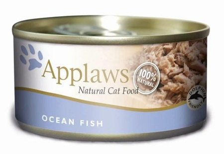 no pork APPLAWS Ocean Fish In Broth Tin 156g