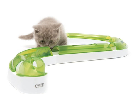 CATIT Play Circuit for Cats White and Green