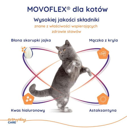 VIRBAC Movoflex joint drops for cats 30 croquettes