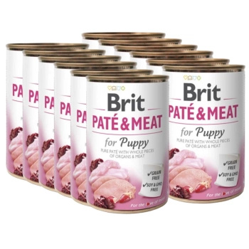 no pork Brit Paté & Meat For Puppy Chicken With Turkey 12x400g