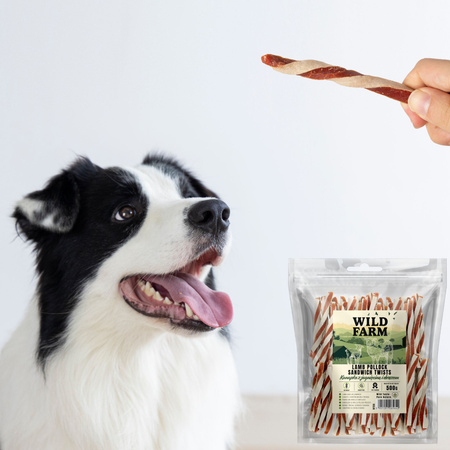 WILD FARM Sandwich with lamb and cod 500g dog treats