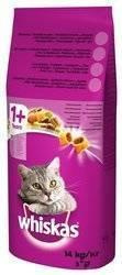 WHISKAS Dry Cat Food 1+ with Chicken 2x14kg