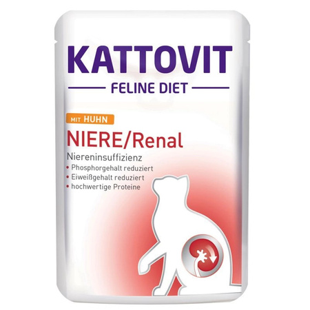 Kattovit Niere/Renal chicken 85g sachet
