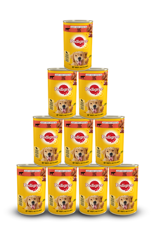 no pork Pedigree Adult Wet Dog Food with Beef Jelly 12x1200g