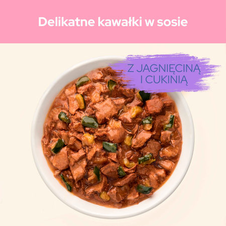 CAT CHOW Kitten Food with lamb and courgette in sauce 85g - 20 PACKS + 6 FREE !!!
