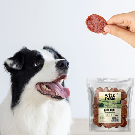 WILD FARM Lamb Chips 500g dog treats