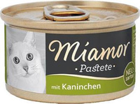 no pork Miamor Pastete rabbit 85g tin