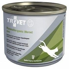 NO PORK TROVET HRD Hypoallergenic Horse for cats 6x200g