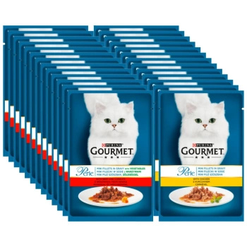 Purina Gourmet Perle Cat Food Mini Filets in Chicken Sauce 26x85g