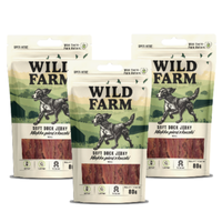 WILD FARM soft duck breast 3x80g dog treats