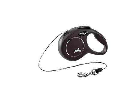 Flexi Leash New Classic XS Rope 3m Up to 8kg Black