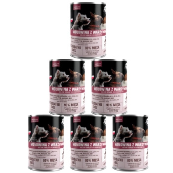 no pork PetRepublic Beef and Vegetable Slices in Delicate Sauce 6x400g