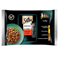 Sheba Sachet Selection In Sauce Juicy Flavours 4x85g
