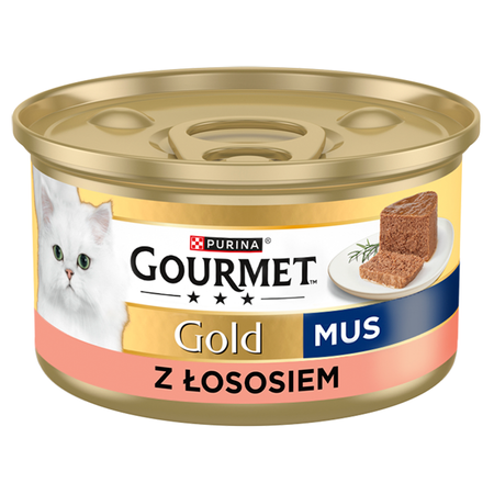 Purina Gourmet Gold mousse with salmon 85g