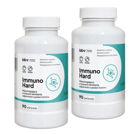Lab-v Immuno Hard – Immunity booster for dogs and cats, 2x90 capsules