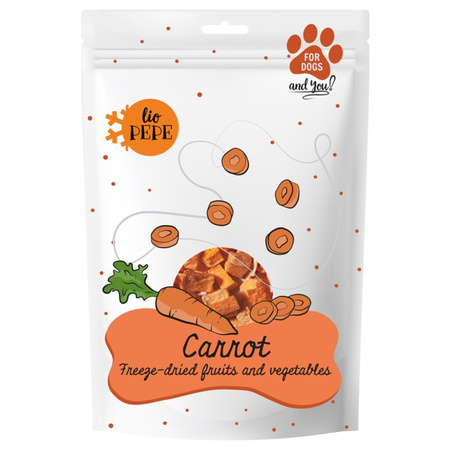 PAKA ZWIERZAKA - Lio PEPE Carrot Treat (carrot) 25g