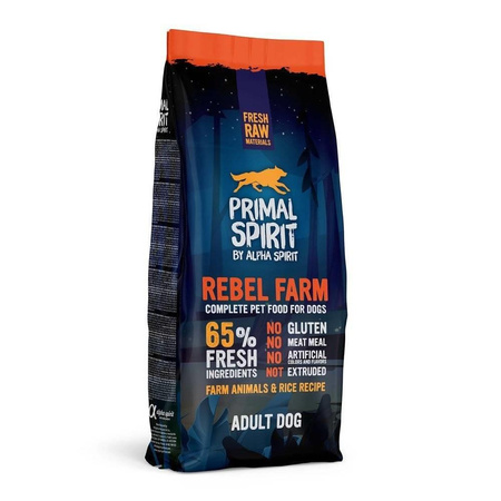 no pork PRIMAL SPIRIT 65% Rebel Farm 12kg