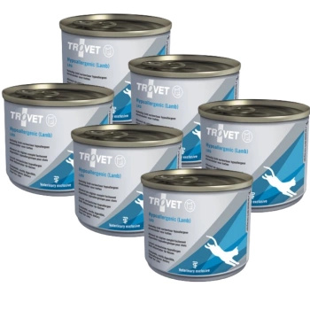 no pork TROVET LRD Hypoallergenic Lamb for Cats 6x200g