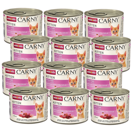 no pork Animonda Cat Carny Kitten Baby Pate 12x200g