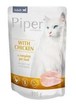 no pork Dolina Noteci Piper for cats with chicken 10x100g