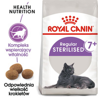 ROYAL CANIN Sterilised +7 10kg dry cat food for adult cats, 7 to 12 years of age, sterilised