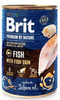 no pork Brit Premium By Nature Fish With Fish Skin 6x400g