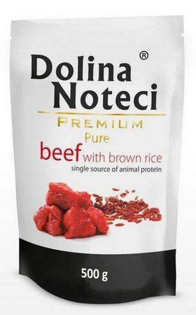 NO PORK Dolina Noteci Premium Pure Beef with Brown Rice 10x500g