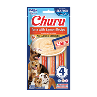 INABA Dog Churu (fish based) Tuna Salmon 4x14g (56g)
