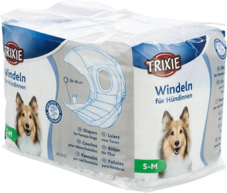 Trixie Diapers for Bitches S-M 12pcs