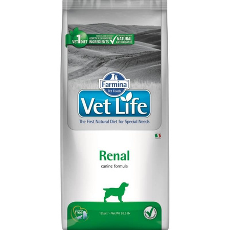 no pork Farmina Vet Life Canine Renal 12kg