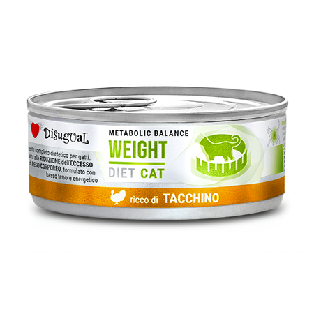 Disugual Wet cat food Veterinary WEIGHT Turkey (adult) 85g