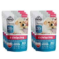 NO PORK Frendi Junior Pieces in a delicate sauce with veal 6x100g