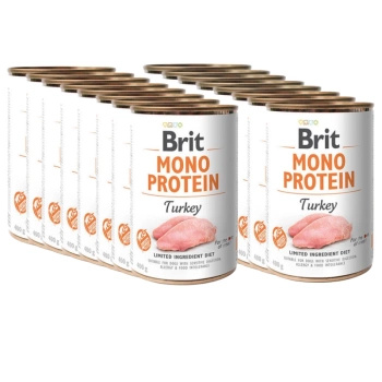 no pork Brit Mono Protein with turkey 18x400g