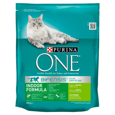 Purina One Cat Indoor turkey food for cats 800 g