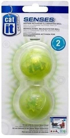 CATIT Illuminated Fast Track Ball 2pcs