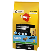 PEDIGREE® Junior Professional Nutrition 12 kg with poultry and vegetables - complete dry food for puppies of large and medium breeds