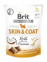 no pork Brit Care Dog Functional Snack Skin&Coat Krill 150g