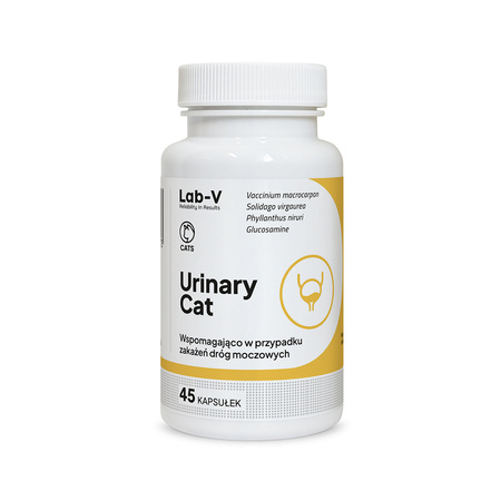 Lab-v Urinary Cat – Urinary tract support for cats 45 capsules