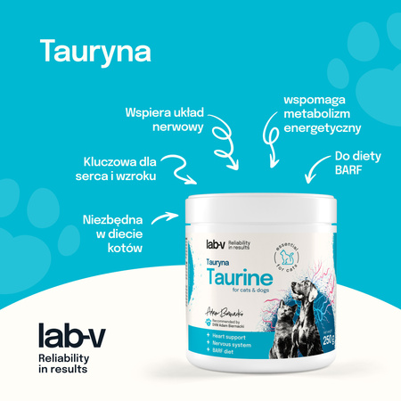 Lab-v Taurine – Key Support for the Heart, Vision and Nervous System 250g