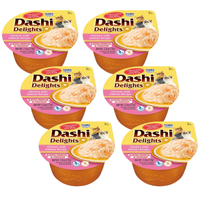 Inaba DASHI complementary cat food- chicken and salmon 6x70 g