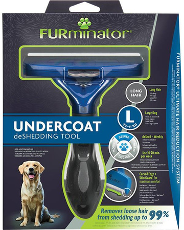 FURMINATOR Combing Tool for Long-Haired Large Dogs