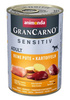 no pork Animonda GranCarno Sensitiv Adult Dog Turkey & Potatoes 6x400g